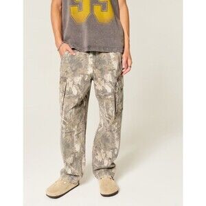 Hollister‎ Skater Baggy Cargo Pants Mens W30 Camo Leg Pockets I